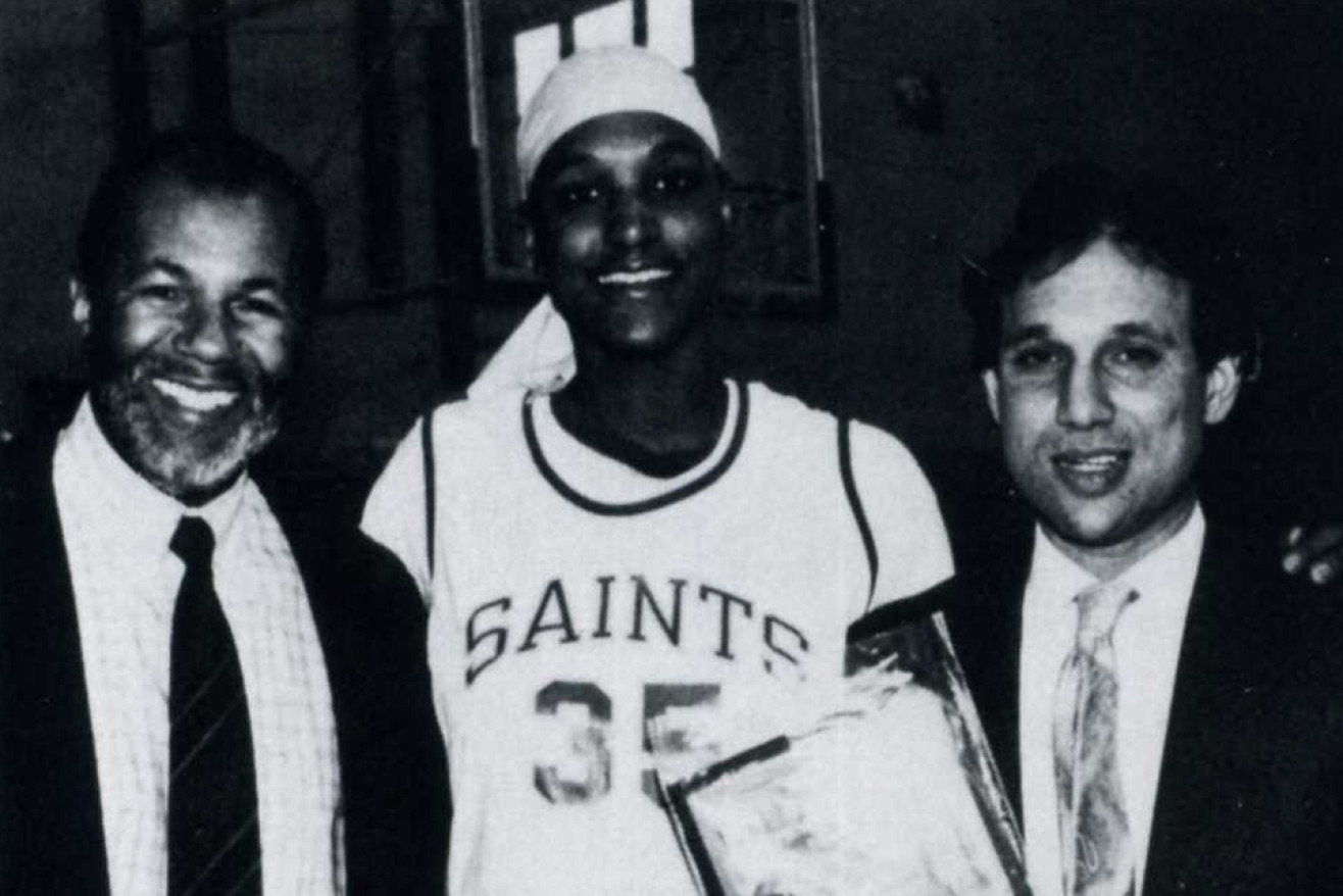 Andy with previous athlete