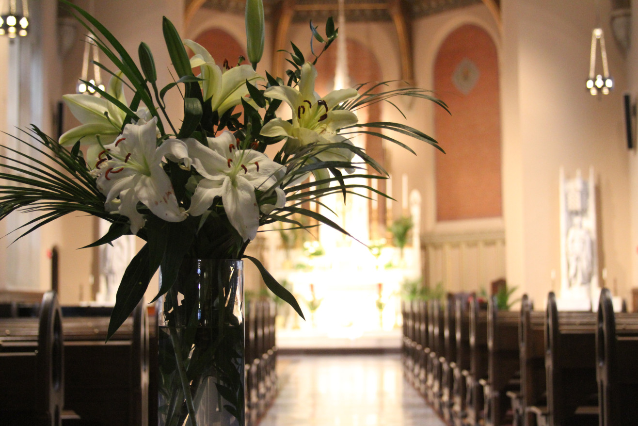 Flowers in Chapel
